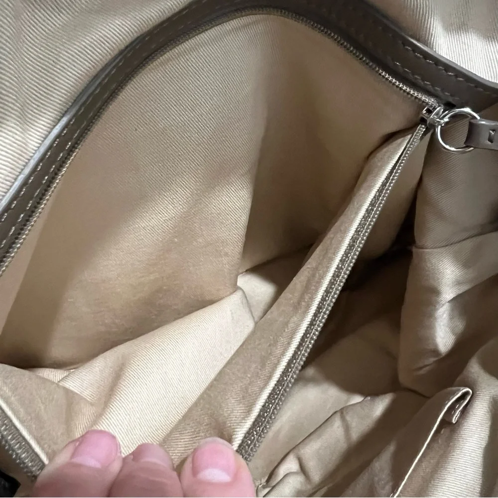 LODIS Laptop Computer Bag Crossbody‎ Brushed Gold Color